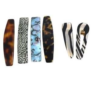 Bundle of Barrettes Made in France J. Crew (5)